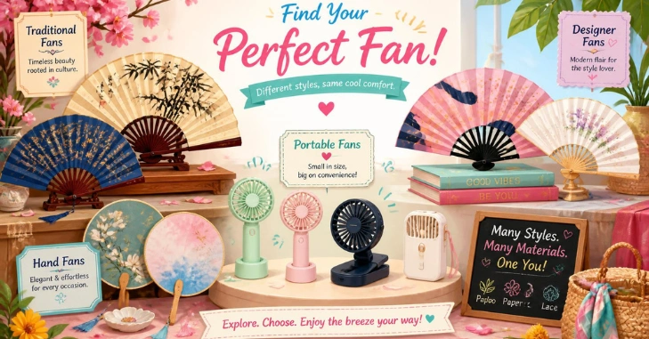 Which Hand Held Fan Type Suits You Best?