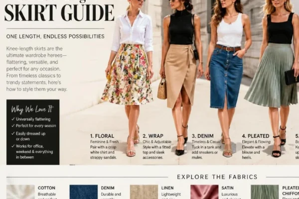 Knee-Length Skirt Guide: How to Choose, Style and Wear This Versatile UK Favourite