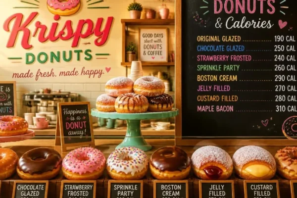 Krispy Donuts Calories: UK Guide to Popular Krispy Kreme Doughnuts and Portions