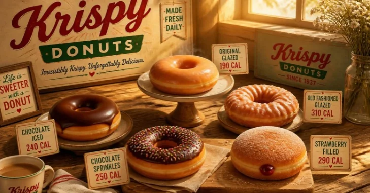 Krispy Donuts Calories for the Most Popular UK Choices